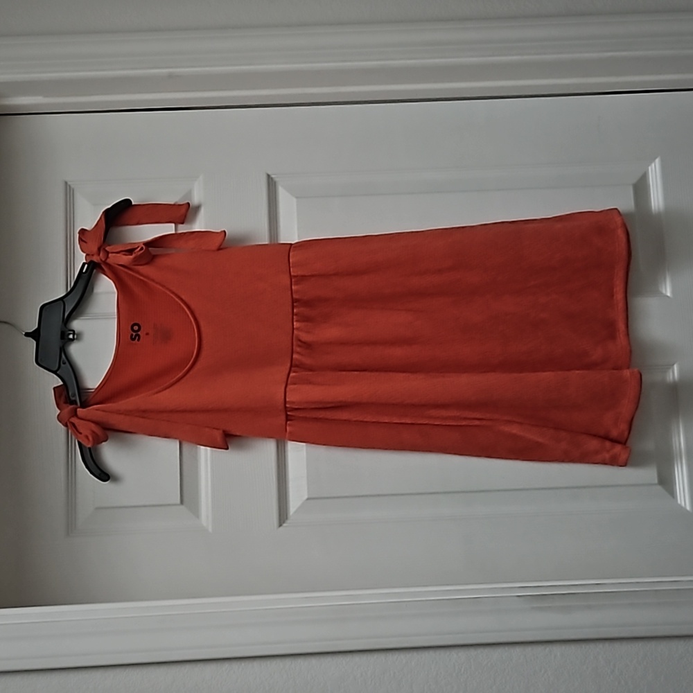 SO Sundress/Swimsuit Coverup Coral Size Small